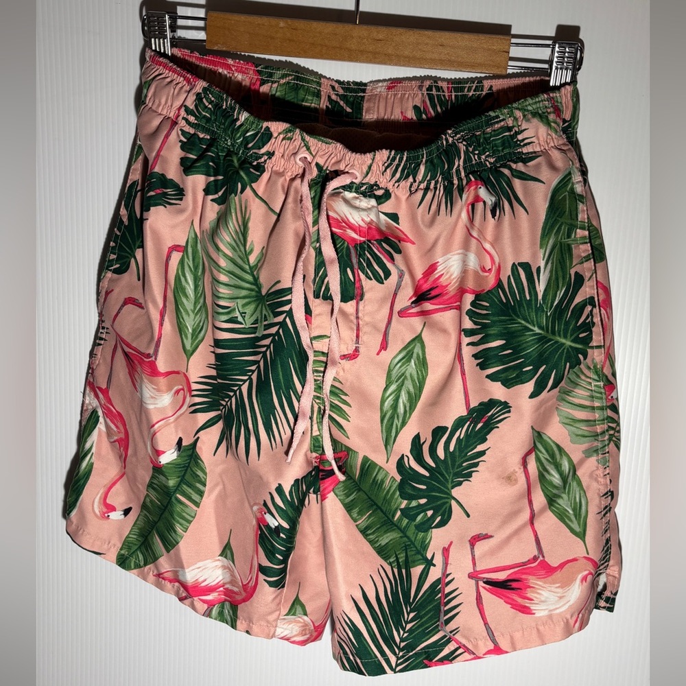 Tropical Flamingo Print Women's Shorts